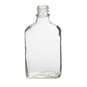 ViskiÂ® Parker Leather-Wrapped Glass Flask