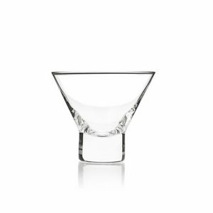 ViskiÂ® Raye Heavy Base Crystal Martini Glass