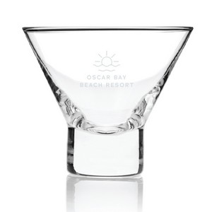 ViskiÂ® Raye Heavy Base Crystal Martini Glass