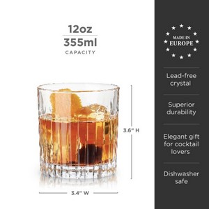 Viski® Reserve Milo Crystal Rocks Glass