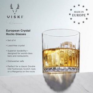 Viski® Reserve Milo Crystal Rocks Glass