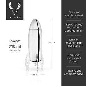 Viski® Rocket Cocktail Shaker
