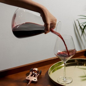 Viski® Rolling Crystal Wine Decanter