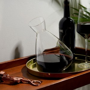 Viski® Rolling Crystal Wine Decanter