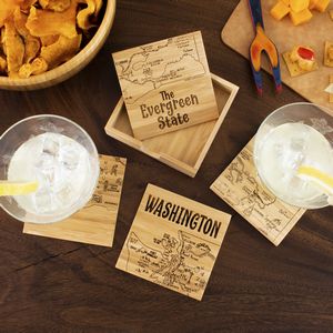 Washington Puzzle Coaster Set