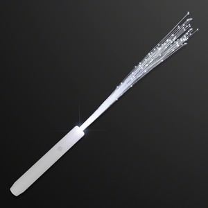 White Flashing Stick Wand - PRINTED