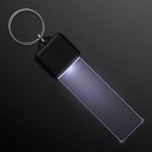 White LED Keychain Light - PRINTED
