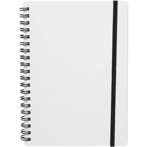 White Spiral Notebook w/ Colored Accents