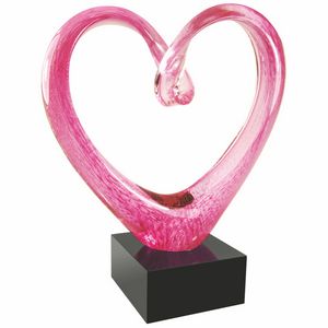 Whole Hearted Art Glass 9"