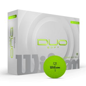 Wilson DUO Soft Logo Golf Balls - 1 Dozen/1 Pole
