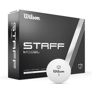 Wilson Staff Model Logo Golf Balls - 1 Dozen/2 Pole