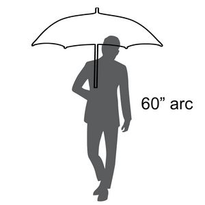 Wind-Vented Automatic Golf Umbrella (60" Arc)