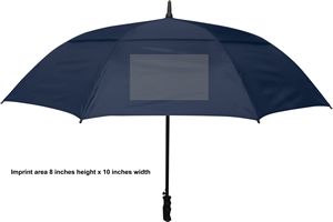 Wind-Vented Automatic Golf Umbrella (60" Arc)