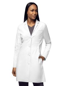 Wink - Slate - Women's Seven-Pocket 38" Full-Length Lab Coat