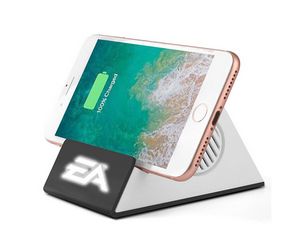 Wireless Charger with Bluetooth Speaker & Luminous Logo