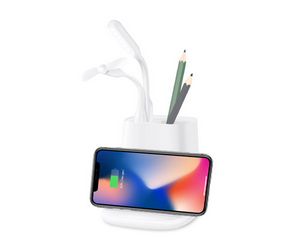 Wireless Charger with USB Hub