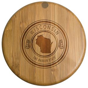 Wisconsin State Stamp Salt Box