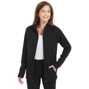 Women's Full Zip Microfleece Brushed Back Jacket