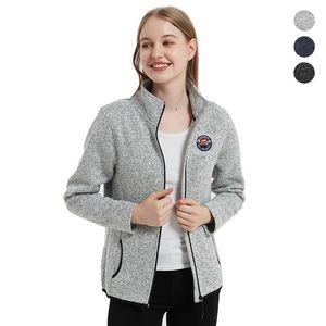 Women's Full-Zip Sweater Fleece Jacket