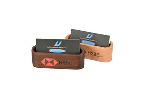 Wood Business Card Holder