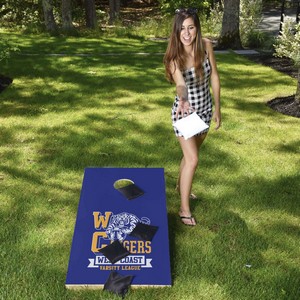 Wood Cornhole with 8 Dye Sublimated Bean Bags