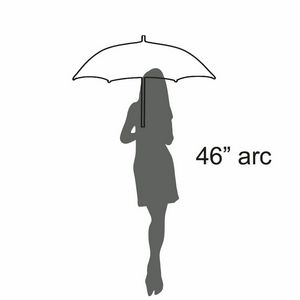 Wood Stick Umbrella (46" Arc)