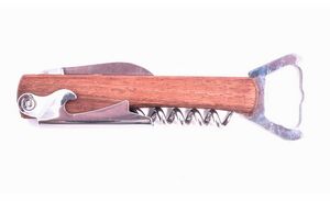 Wooden Bottle Opener And Wine Corkscrew Multitool