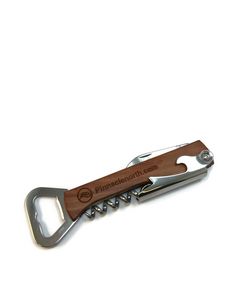 Wooden Bottle Opener And Wine Corkscrew Multitool