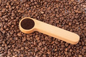 Wooden Coffee Scoop And Bag Clip