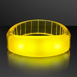 Yellow fashion LED Bracelet - PRINTED