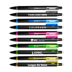 Zebra Z-Grip Plus Rubberized Mechanical Pencil with Eraser & Shake Advance Technology - Refillable