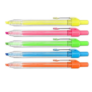 Zebra Z-Grip Retractable Fluorescent Highlighter