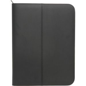 Zippered Black Leather Portfolios (10"x13.25")