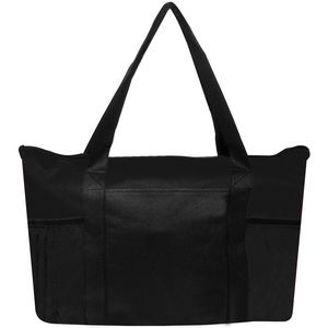 Zippered Non-Woven Tote Bag (19"x14")
