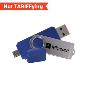 iClickÂ® Micro Silver Swivel USB Flash Drive 32GB - Overseas