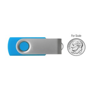 iClick® Type-C Black Swivel USB Flash Drive 8GB