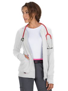 koi - Lite - Women's Three-Pocket 2-Way Zipper Clarity Jacket