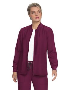 koi - Next Gen - Women's Four-Pocket Zipper Front Stretch Always in Motion Jacket